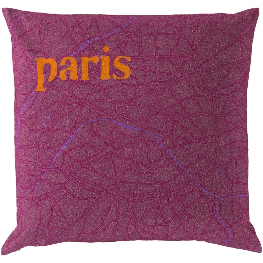 Decorative Pamplona 22-Inch Feather Down or Poly Filled Throw Pillow