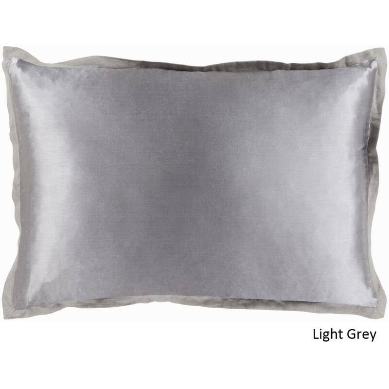 Decorative Pearl Feather Down or Poly Filled Throw Pillow (13 x 19)