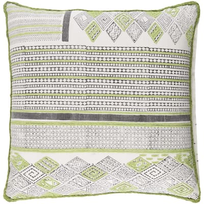Decorative Prance 22-Inch Feather Down or Poly Filled Pillow