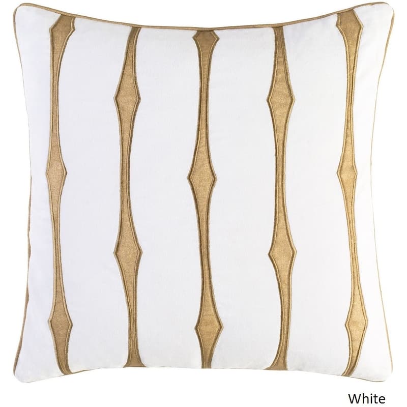 Decorative Pool 22-Inch Feather Down or Poly Filled Throw Pillow