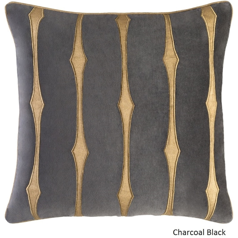 Decorative Pool 22-Inch Feather Down or Poly Filled Throw Pillow