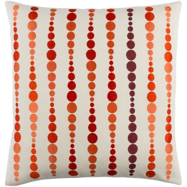 Decorative Petersham 20-Inch Feather Down or Poly Filled Throw Pillow
