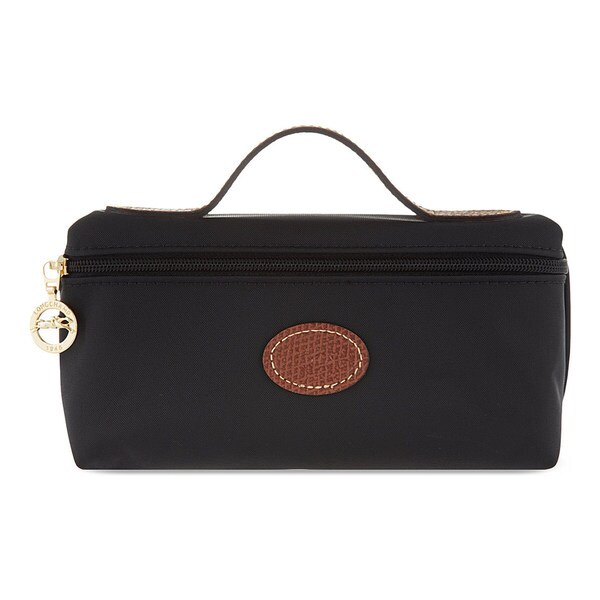 Longchamp Le Pliage Black Nylon Cosmetic Toiletry Bag Free Shipping