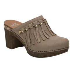 dansko fringe clogs