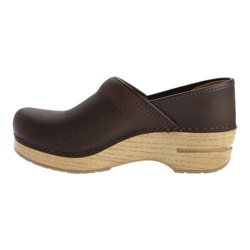 dansko clogs brown oiled leather