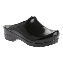 dansko sonja black patent