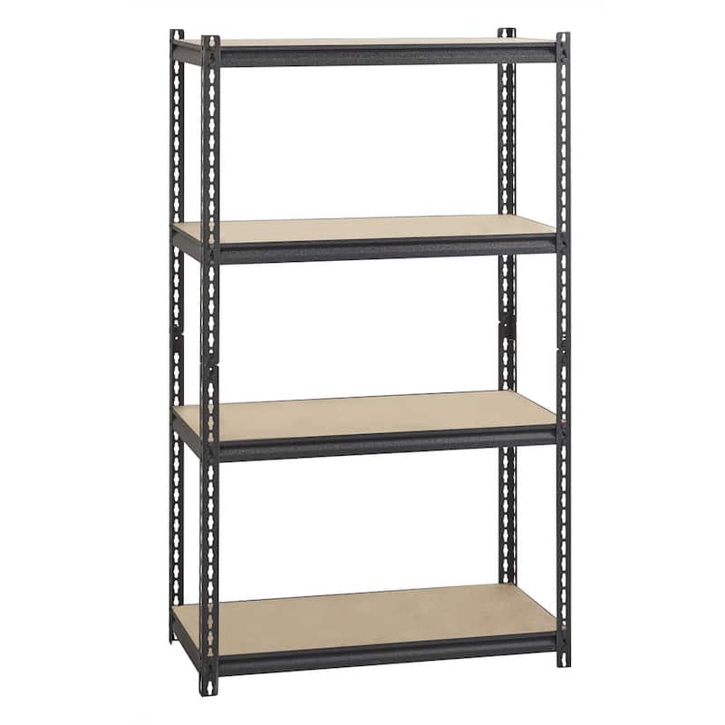 Iron Horse 2300 lb Riveted Shelving, 4 or 5 Shelf Black