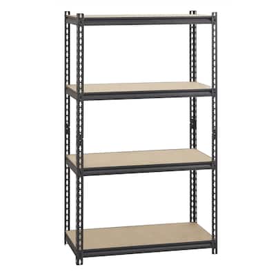 Iron Horse 2300 lb Riveted Shelving, 4 or 5 Shelf Black