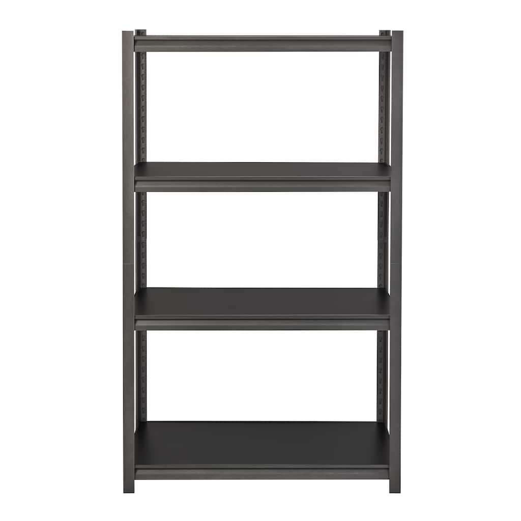 Iron Horse 3200 lb Concealed Riveted Shelving, 60"Hx36"Wx18"D, Gray