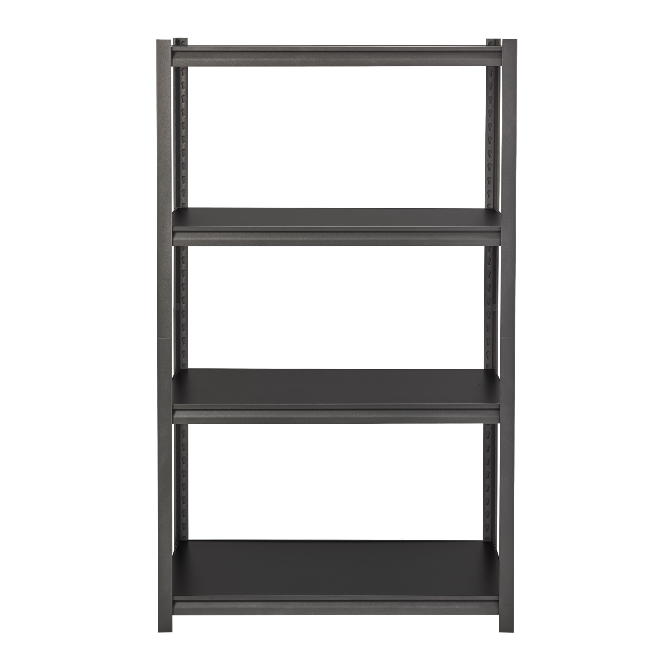 Iron Horse 3200 lb Concealed Riveted Shelving, 60"Hx36"Wx18"D, Gray
