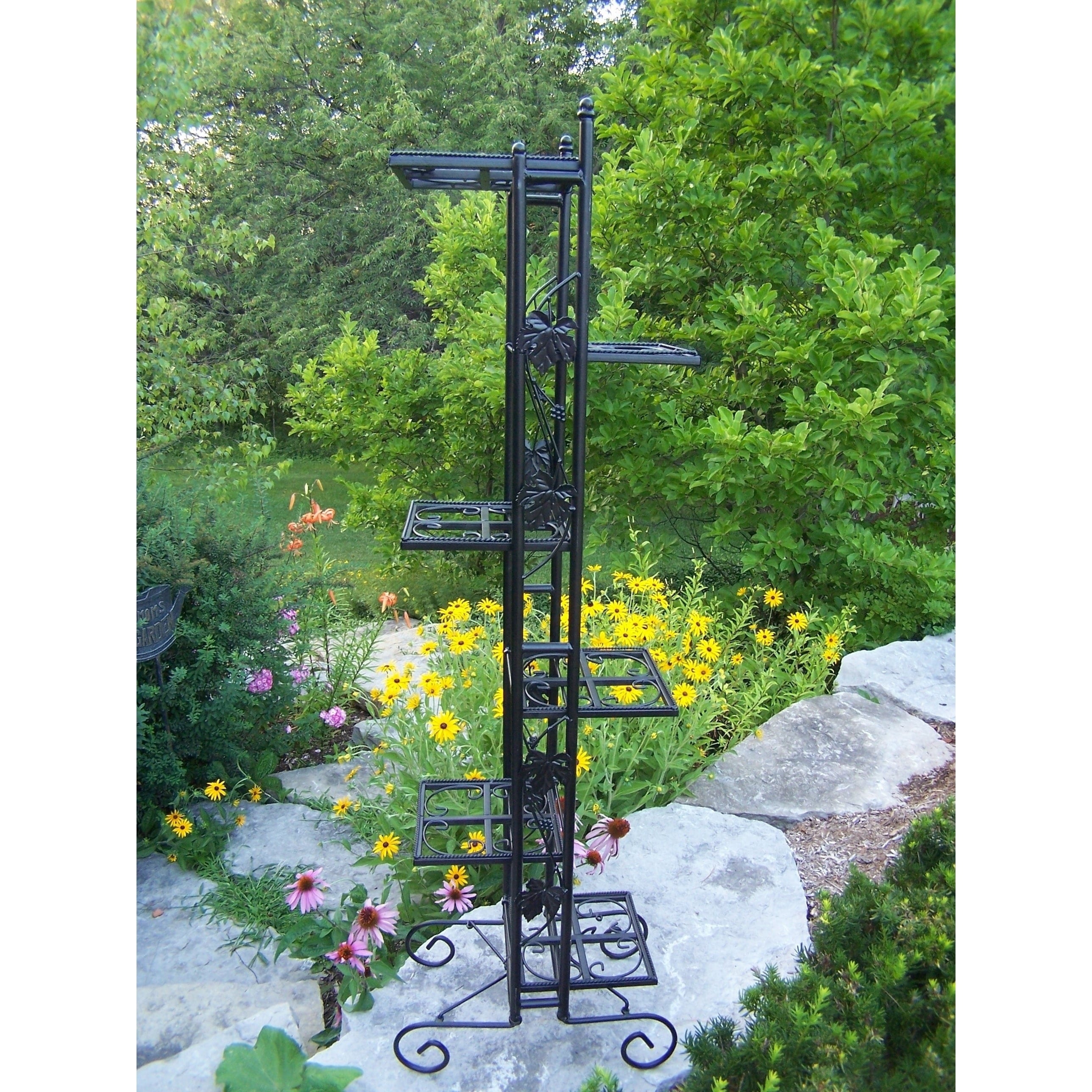 Wrought Iron 6-level 65-inch Plant Stand - Sale - 13108685