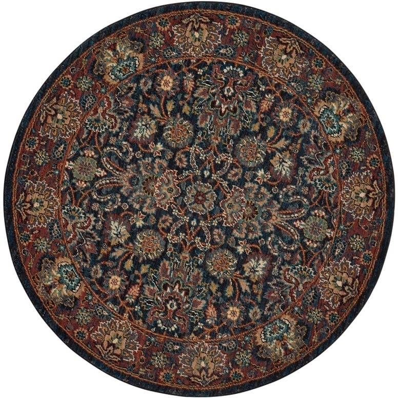 Nourison 2020 Area Rug - 7'5" Round - Navy - Runner/Round