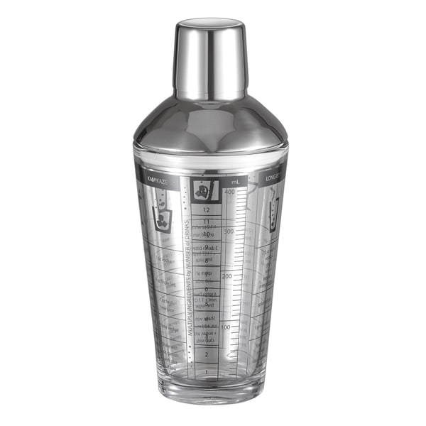 Visol Soiree Recipe Glass Cocktail Shaker - 12oz. Opens flyout.