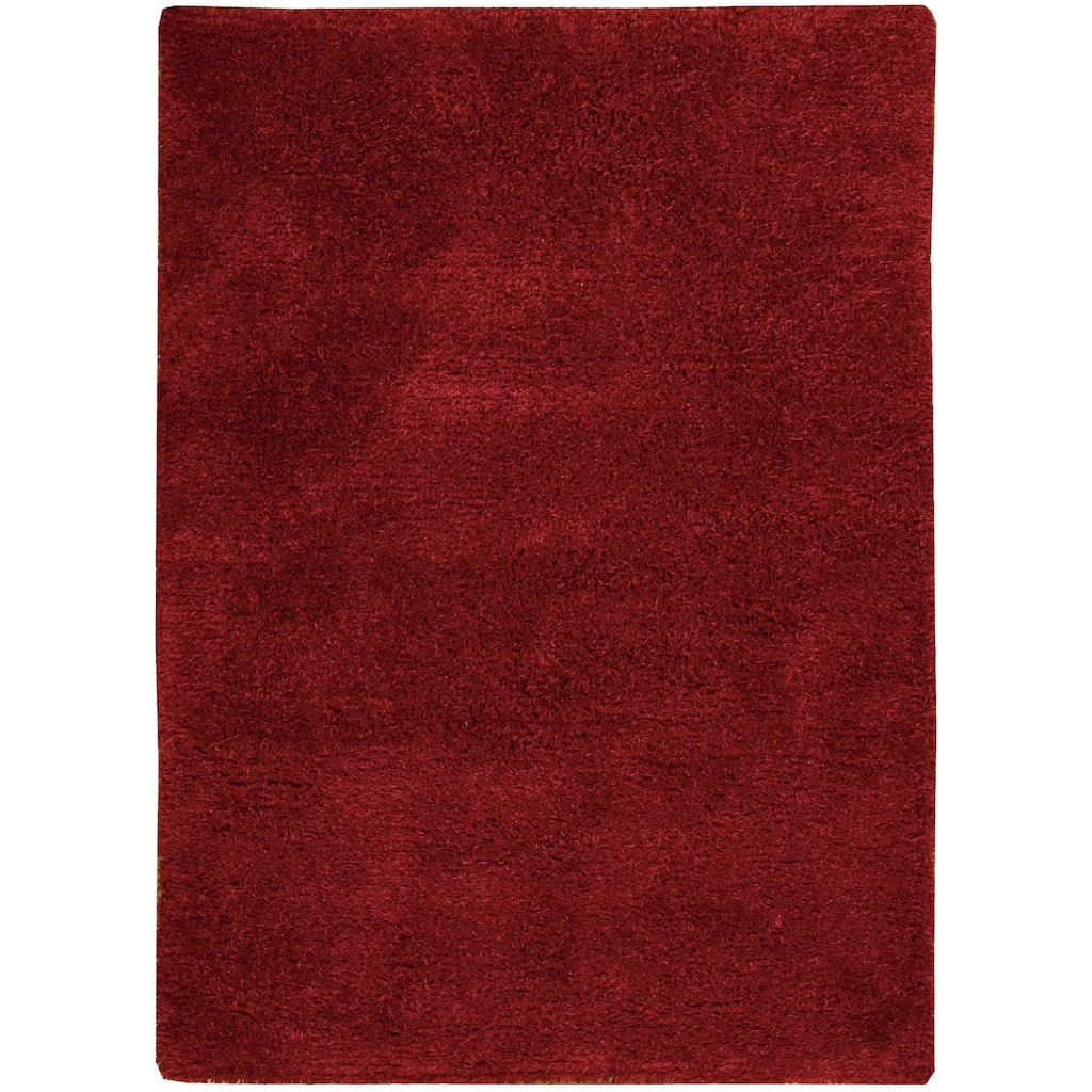 Nourison Fusion Red Area Rug (5' x 7') - 5' x 7'