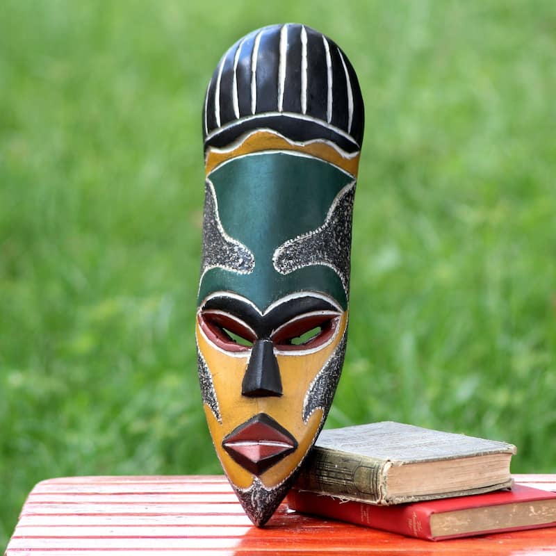 Handmade Sese Wood Our Traditions African Wall Mask (Ghana)