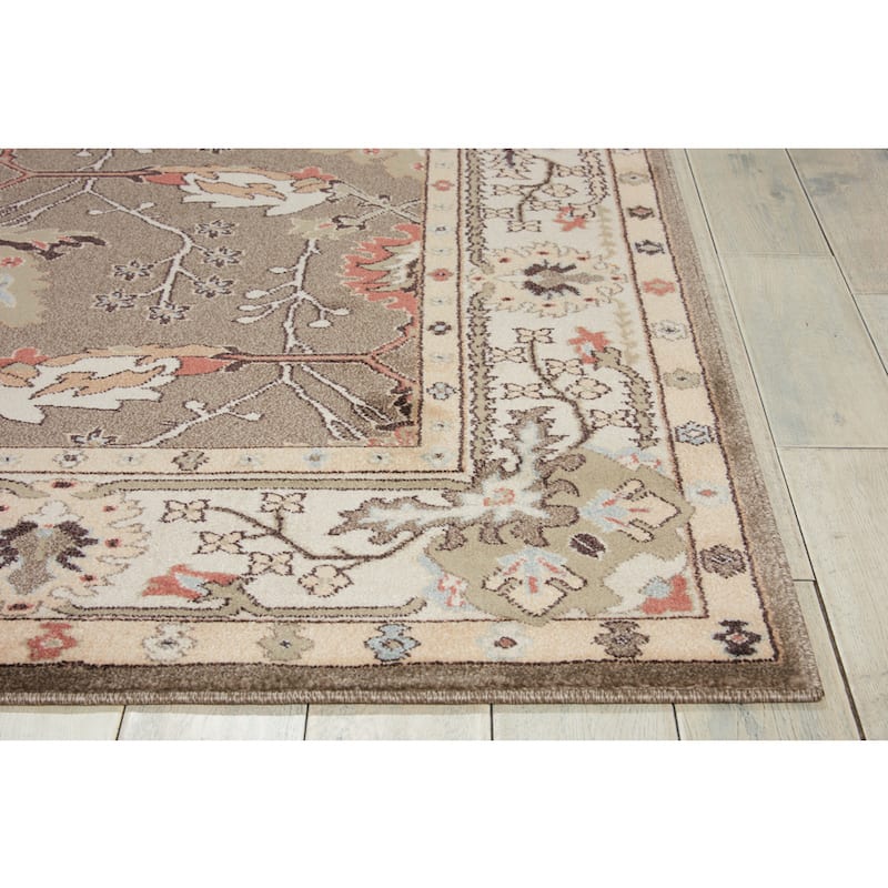 Nourison Walden Traditional Persian Floral Bordered Area Rug