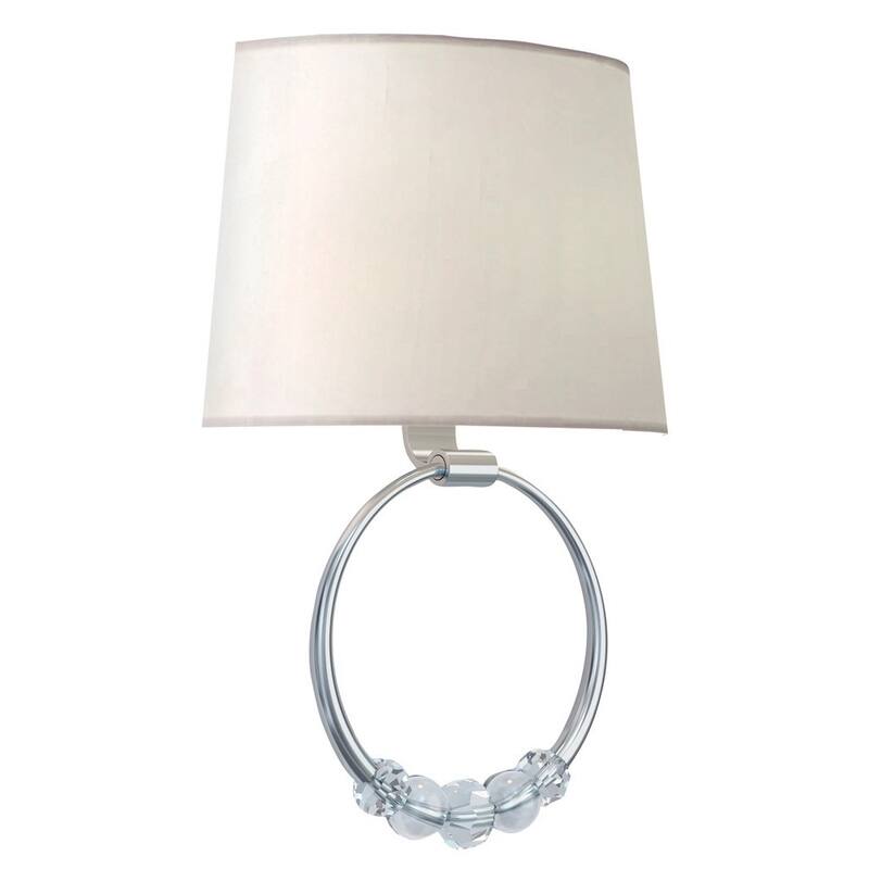 Mirage 2-light Polished Nickel Wall Sconce