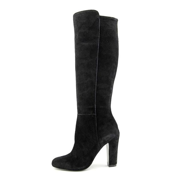 vince camuto black suede booties