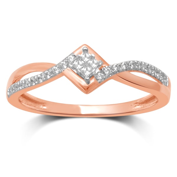 Shop Unending Love 10K Rose Gold 1/6 ctw Diamond ( I-J ...