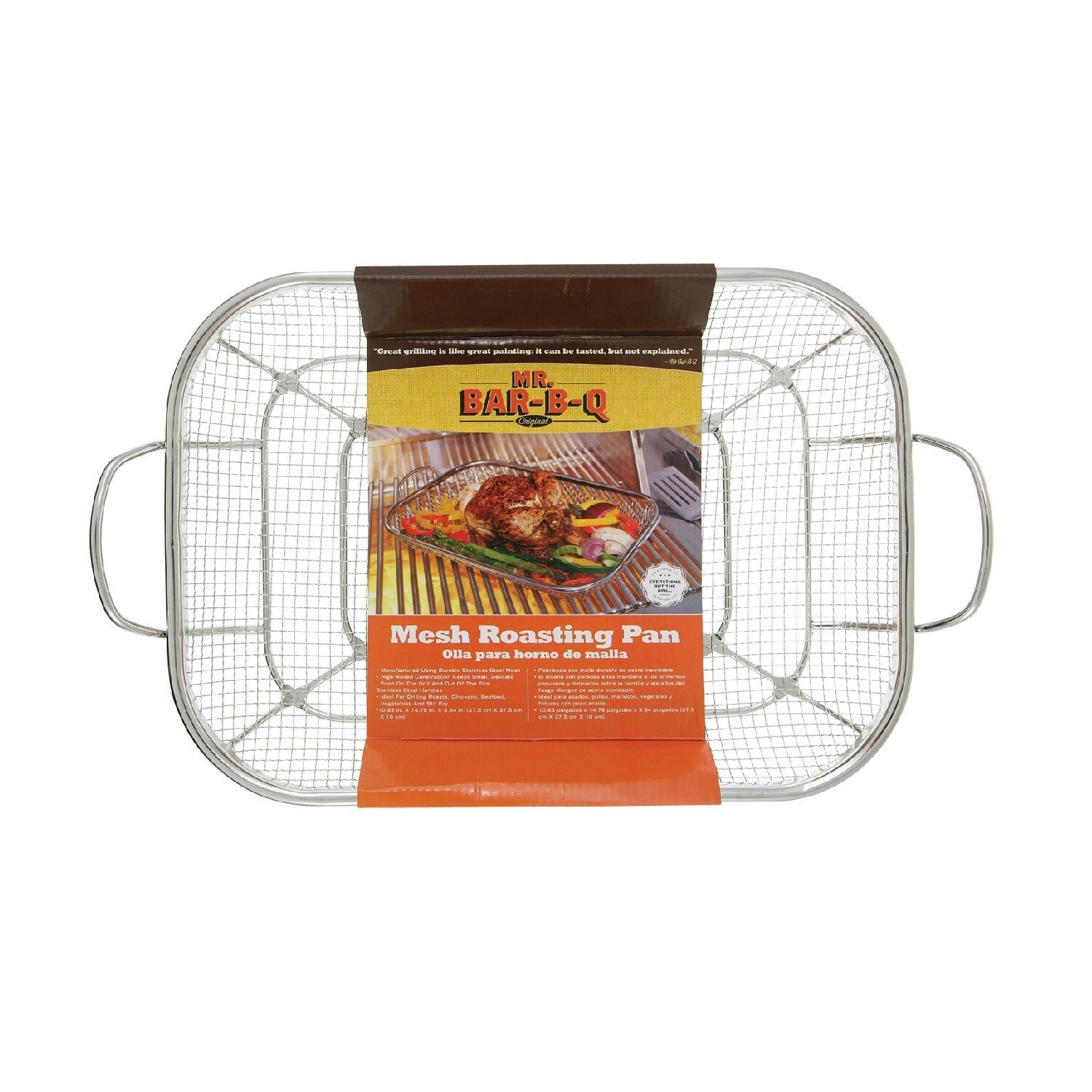 Mr. Bar-B-Q Stainless Steel Non-stick Grill Pan in the Grill Cookware  department at