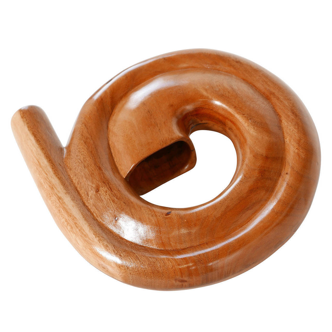 Handmade Aboriginal Spiral Didgeridoo Horn, Natural Brown 818028019320 eBay