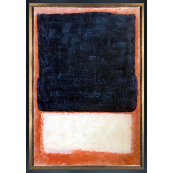 Shop Mark Rothko 'No. 7 1954' Hand Painted Framed Oil
