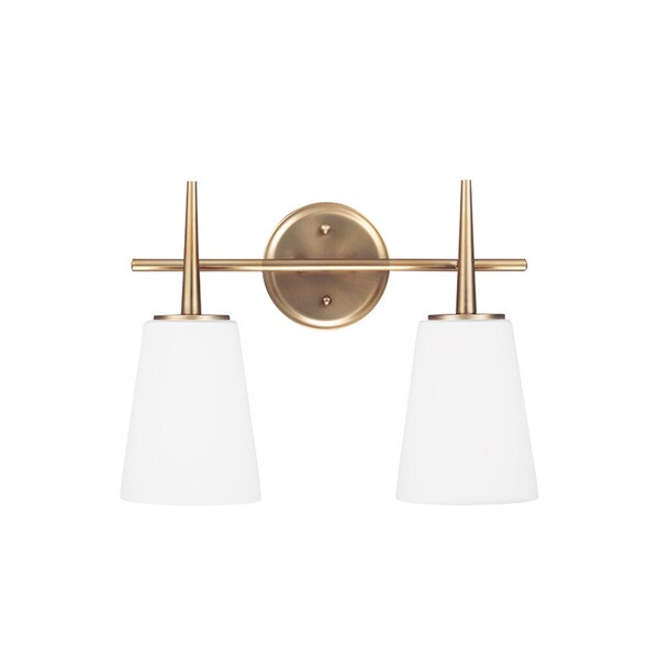 satin bronze wall sconce