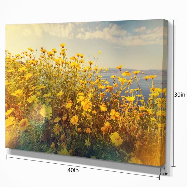 15 patterns-De 3760 Canvas pictures-picture under natural Meadow Flowers