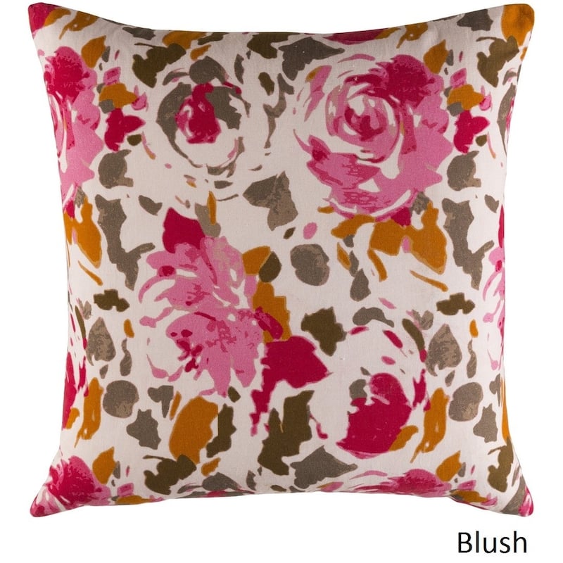 Decorative Sain 20-inch Feather Down or Poly Filled Throw Pillow