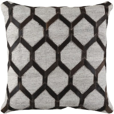 Decorative Schroeder 20-inch Feather Down or Poly Filled Throw Pillow