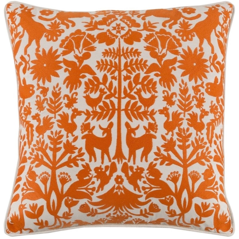 Decorative Rodez 20-inch Feather Down or Poly Filled Throw Pillow