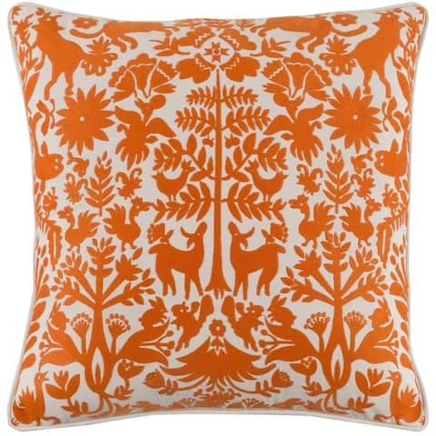 Decorative Rodez 20-inch Feather Down or Poly Filled Throw Pillow