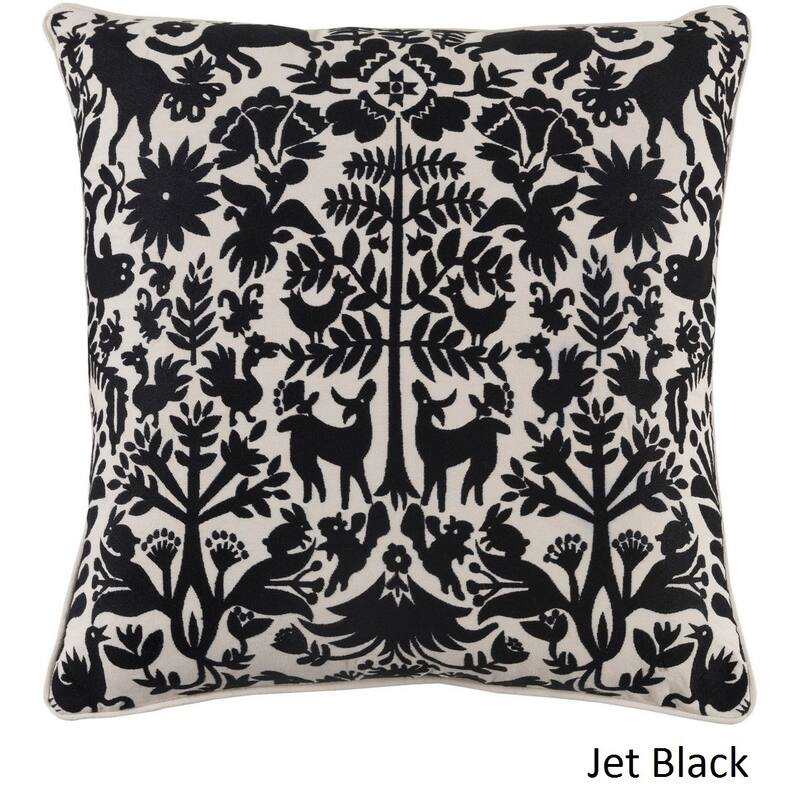 Decorative Rodez 20-inch Feather Down or Poly Filled Throw Pillow