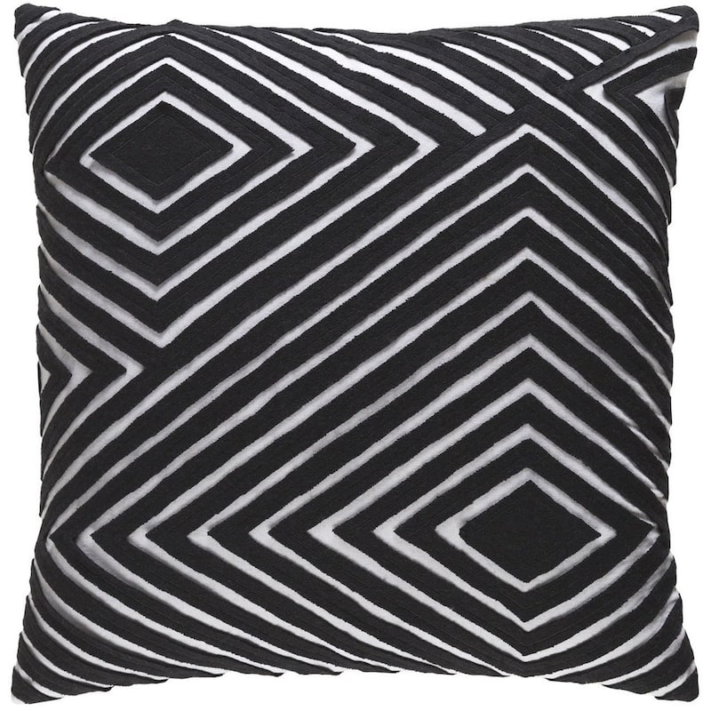 Decorative Sandi 18-inch Feather Down or Poly Filled Throw Pillow