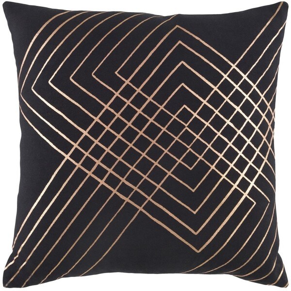 Decorative Rosa 18-inch Feather Down or Poly Filled Throw Pillow