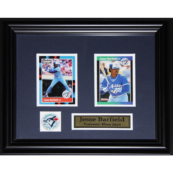 Jesse Barfield Toronto Blue Jays 2-card Frame