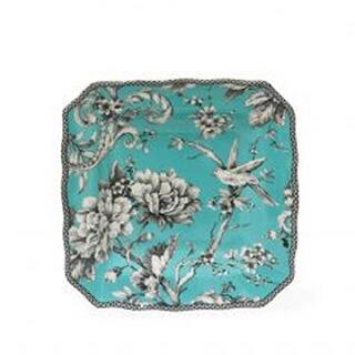 222 Fifth Adelaide 16-Piece Porcelain Dinnerware Set, Turquoise