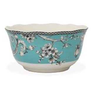 222 Fifth Adelaide 16-Piece Porcelain Dinnerware Set, Turquoise