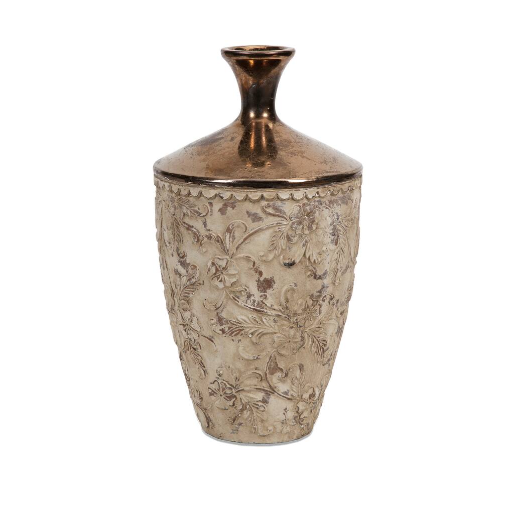 Tennison Tall Bronze Top Vase