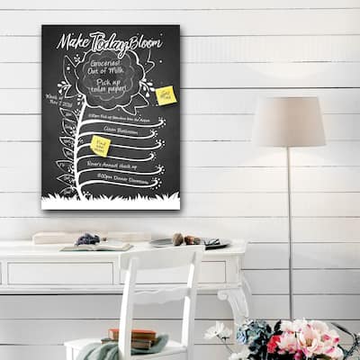 'Make Today Bloom' Dry Erase Weekly Calendar on ArtPlexi