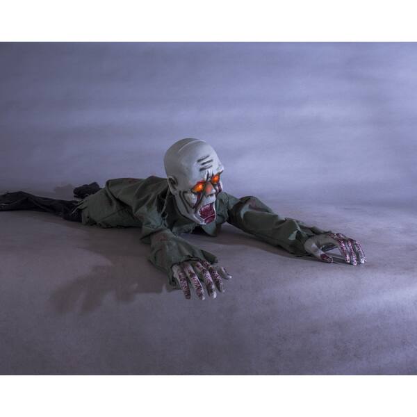 Shop Crawling Zombie Motion Sensor Halloween Decoration Free