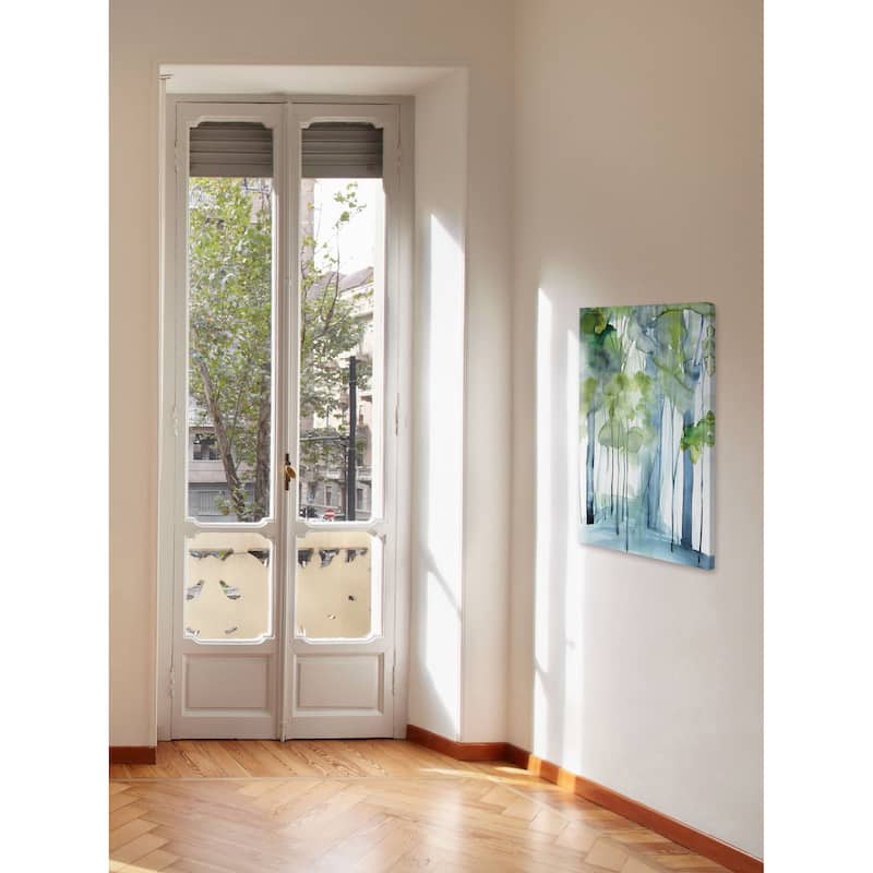 Marmont Hill - 'New Growth' by Christine Lindstrom Painting Print on Wrapped Canvas - Multi-Color