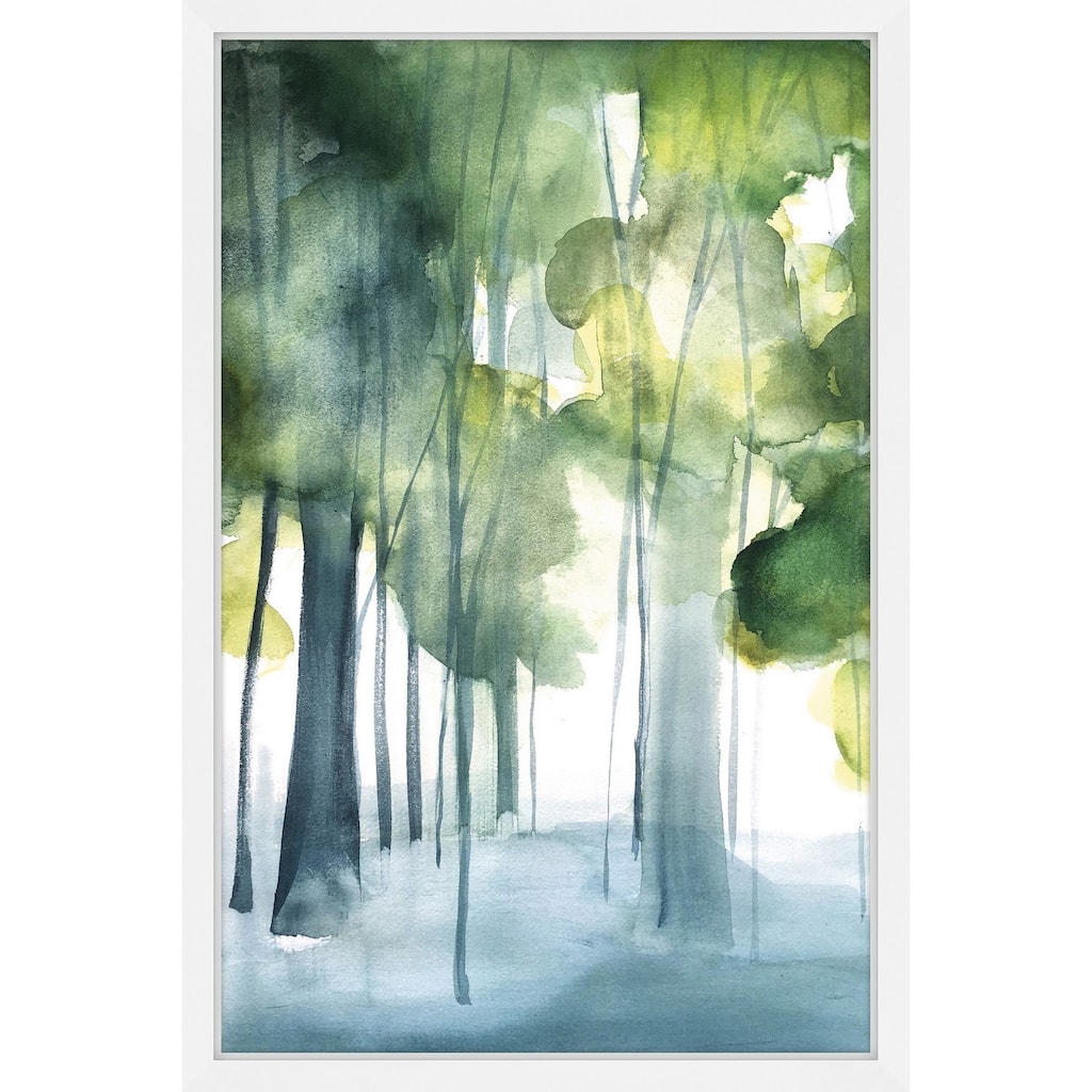 Marmont Hill - 'Green Grove' by Christine Lindstrom Framed Painting Print