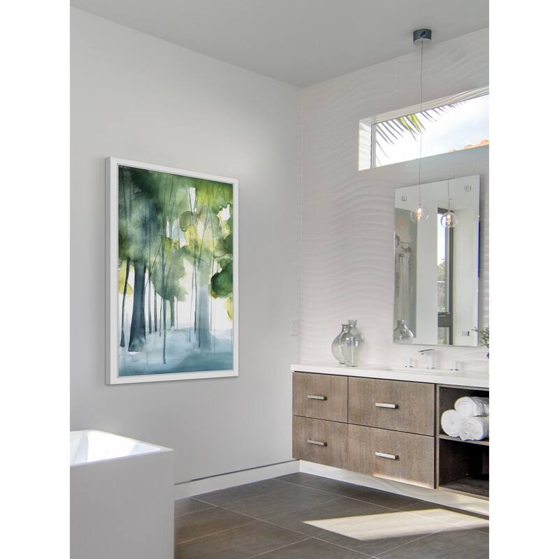 Marmont Hill - 'Green Grove' by Christine Lindstrom Framed Painting Print