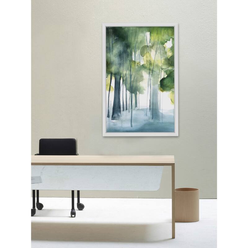 Marmont Hill - 'Green Grove' by Christine Lindstrom Framed Painting Print