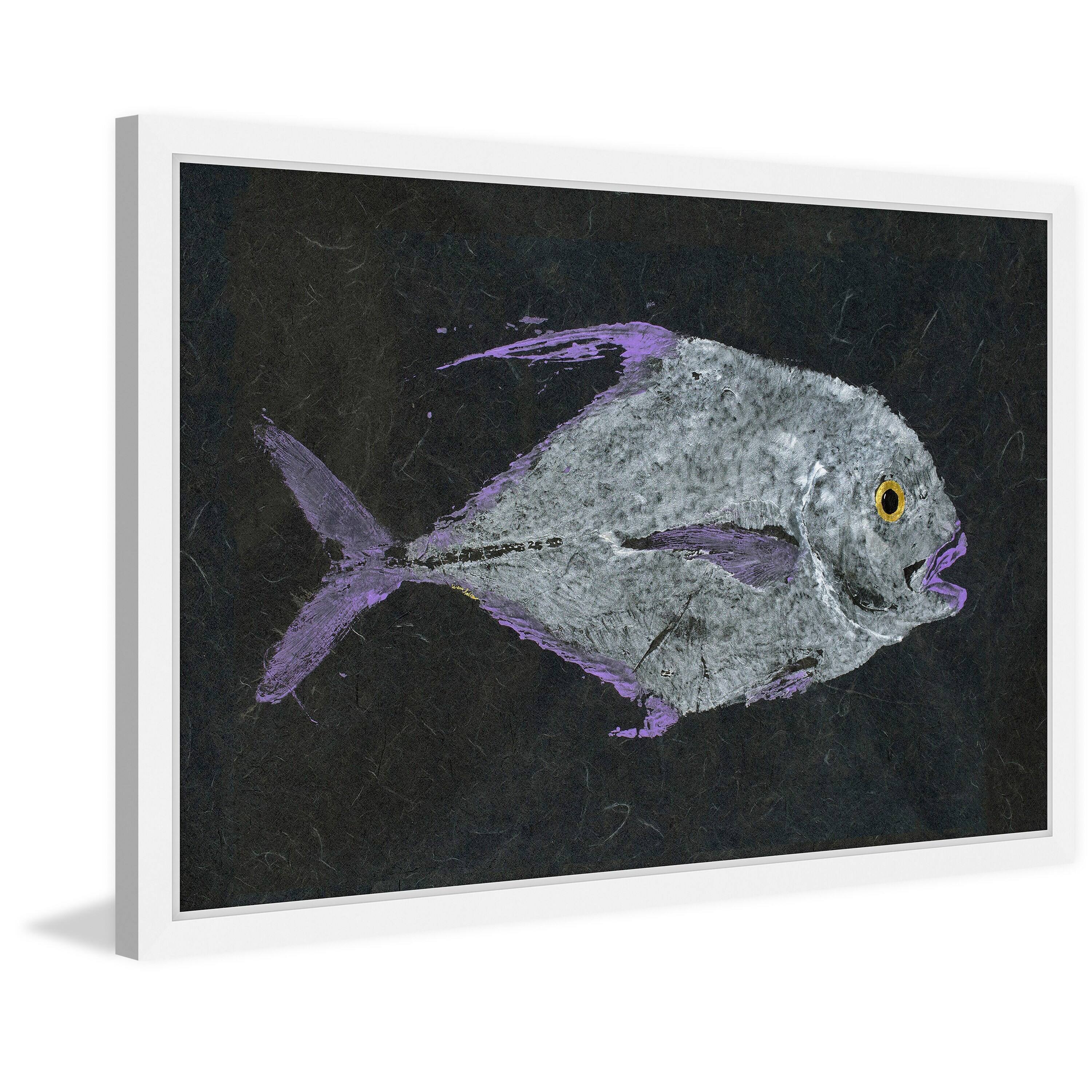 Marmont Hill 'Pompano' by Warren Sellers Framed Painting Print Bed