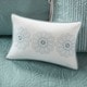 preview thumbnail 7 of 6, Madison Park Brenna Blue Printed 6 Piece Day Bed Cover Set