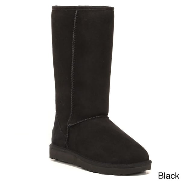 ugg women's black classic tall ugg rubber boots