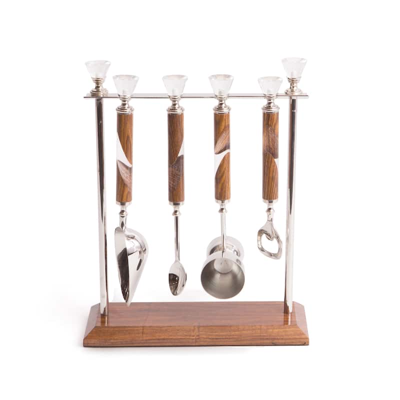 Barkeep Polished Stainless Steel Tools (Set of 5)