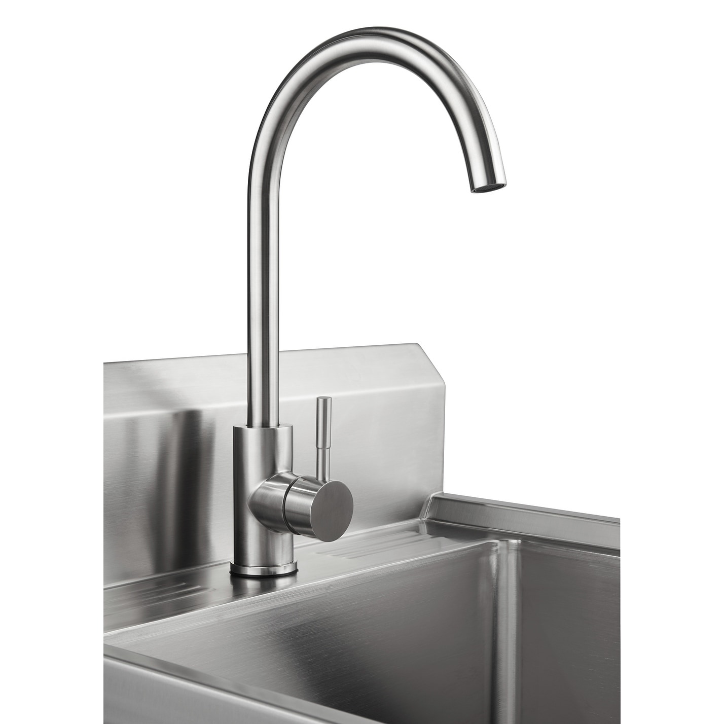 Utility Sink with Cabinet, Stainless Steel Countertop, Interior Shelf - Bed  Bath & Beyond - 37862227